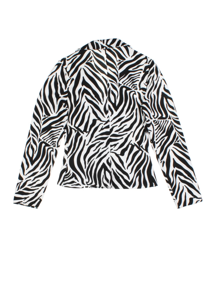 Y2K Morgan Zebra Print Blazer (Size XS)