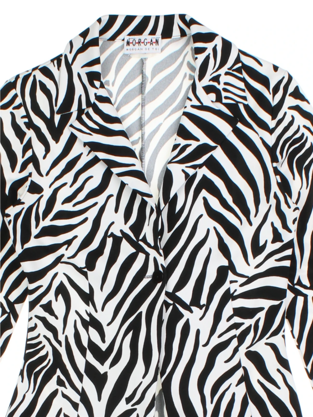 Y2K Morgan Zebra Print Blazer (Size XS)