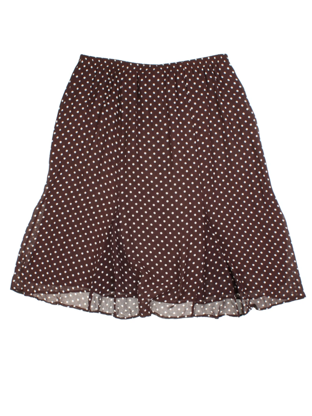 Y2K Polka Dot Midi Skirt (Size XXL)