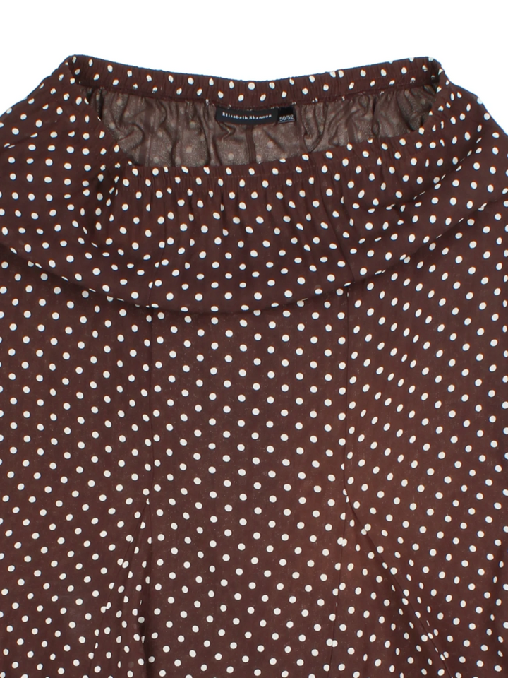 Y2K Polka Dot Midi Skirt (Size XXL)