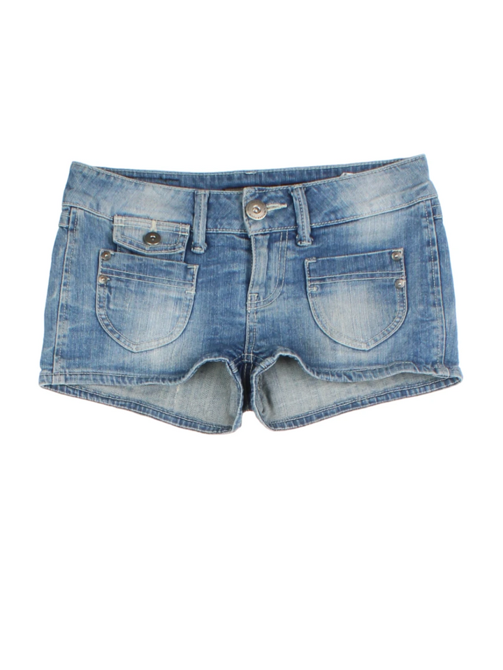 Y2K Denim Shorts (Size XXS)