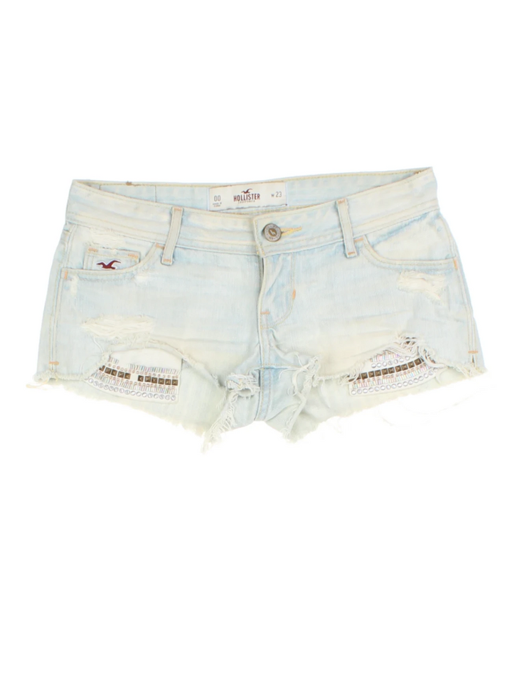 Y2K Denim Hollister Shorts (Size XXS)