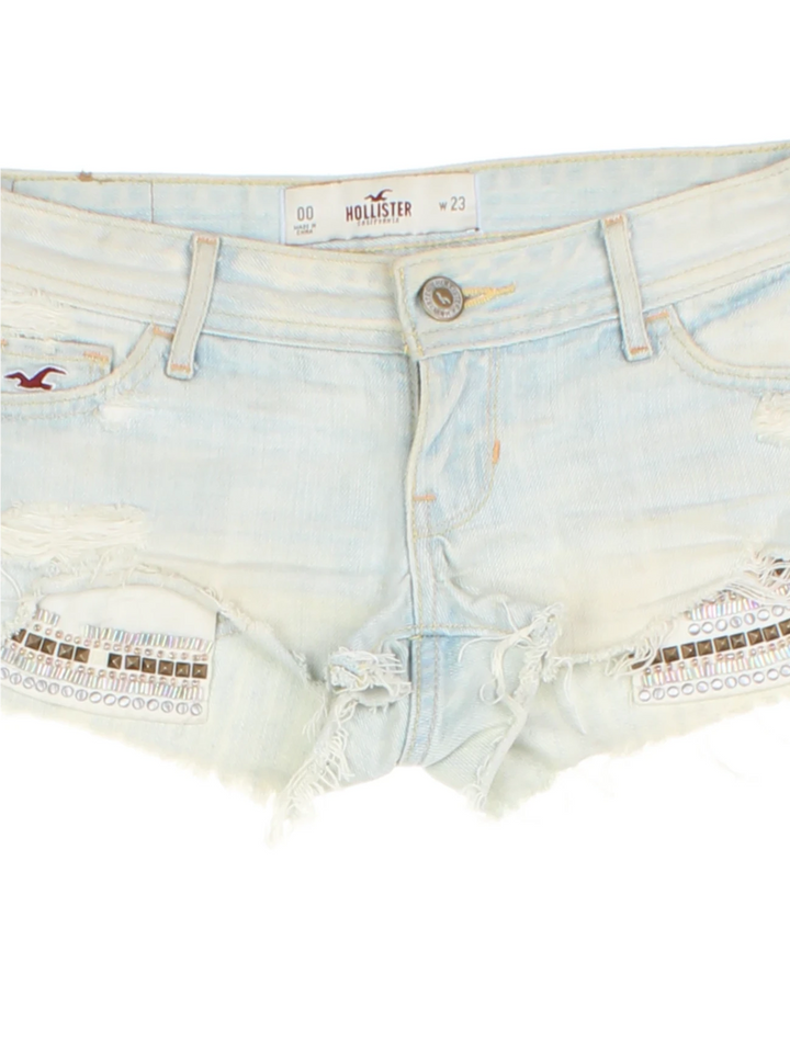 Y2K Denim Hollister Shorts (Size XXS)