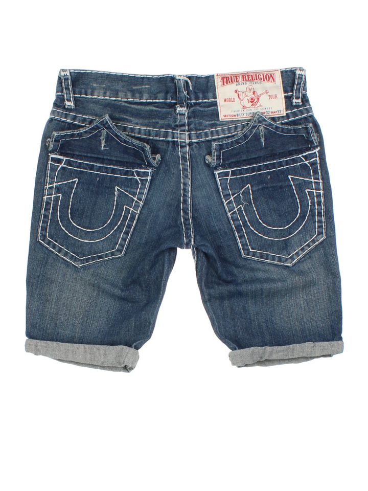 True Religion Denim Shorts (Size M)