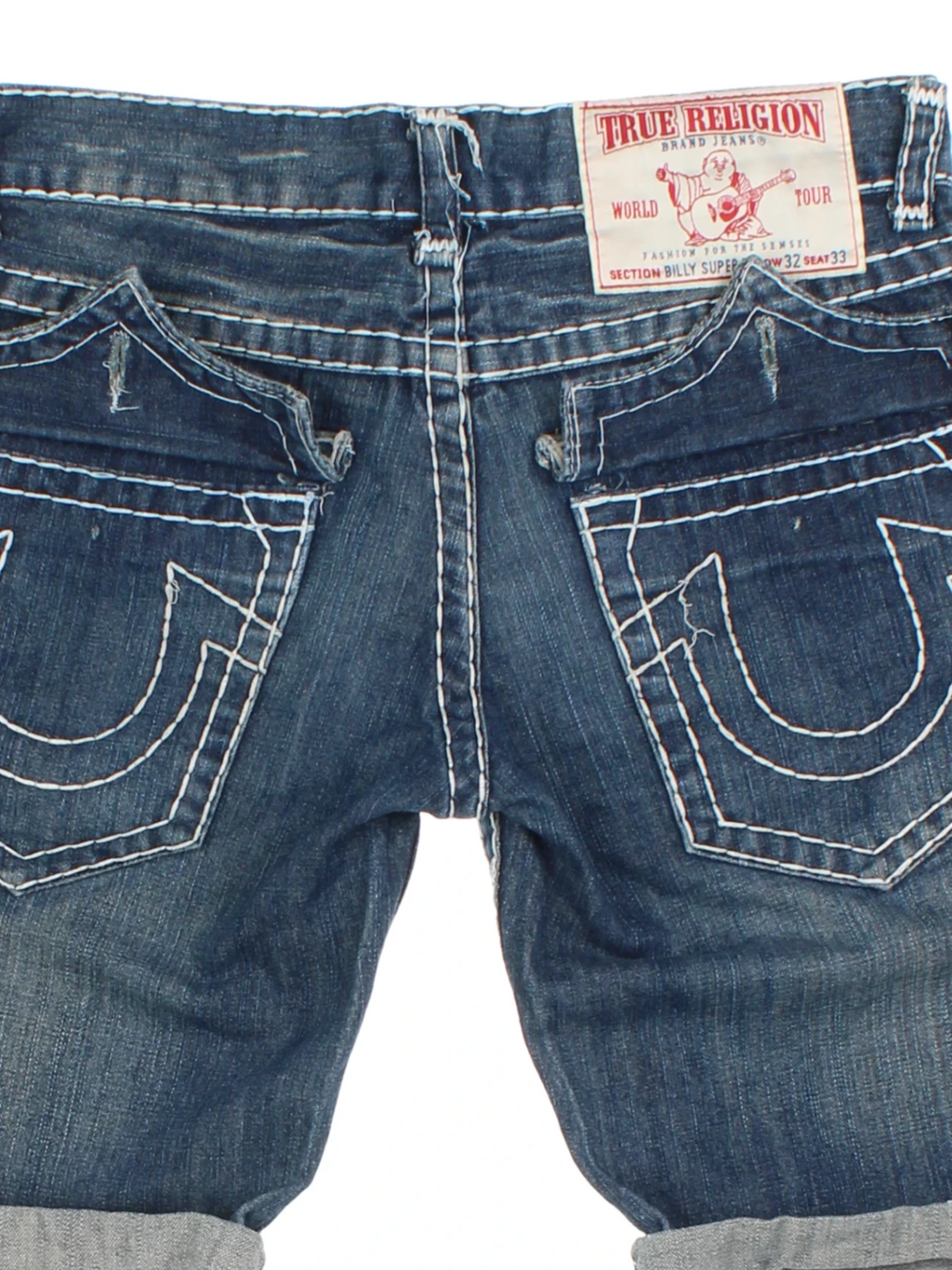 True Religion Denim Shorts (Size M)