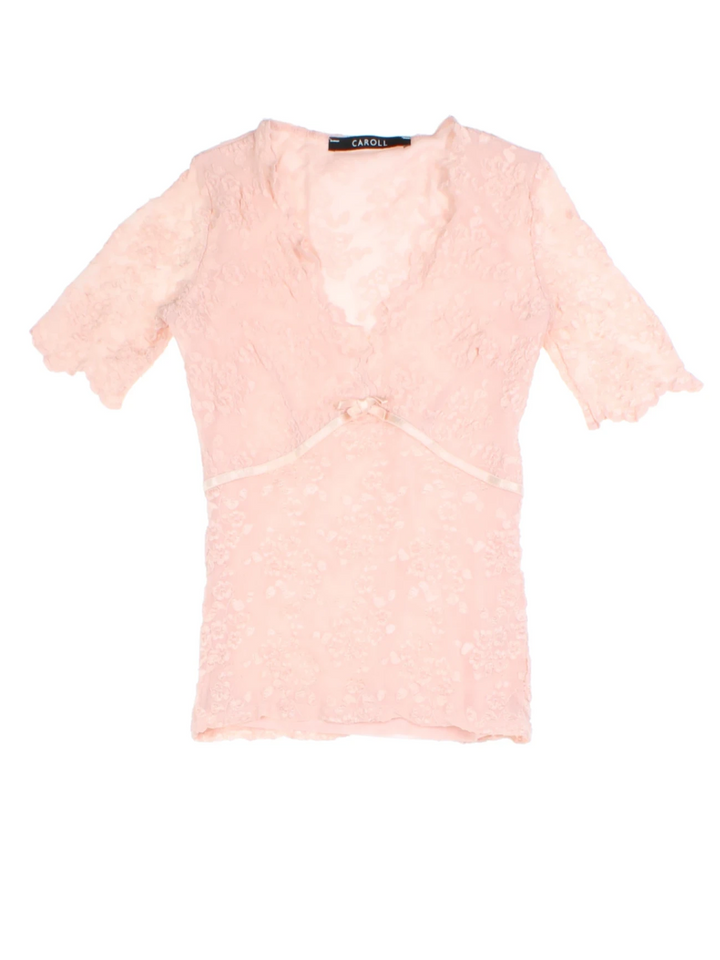 Y2K Lace Top (Size S)
