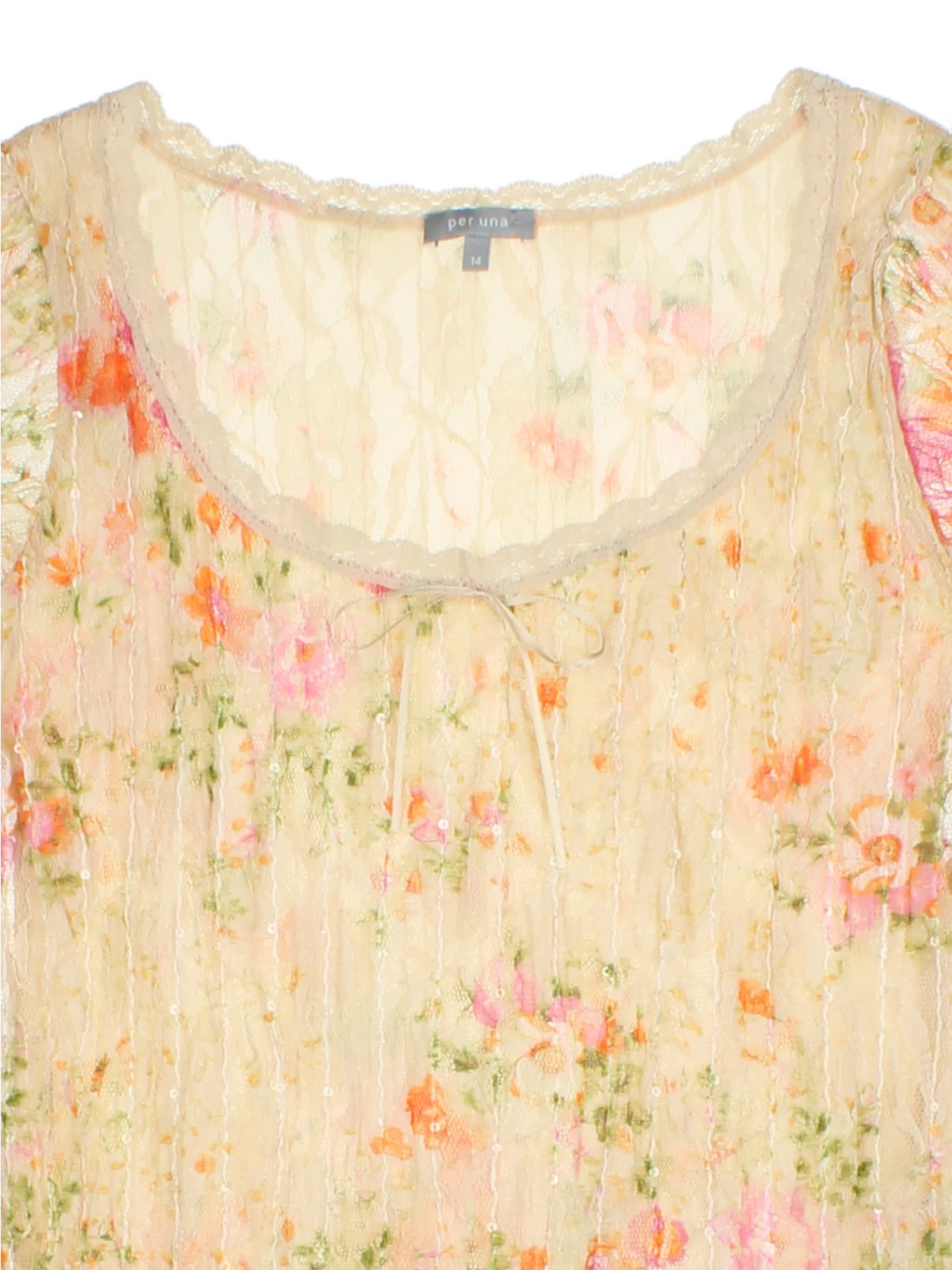 Y2K Per Una Floral Top (Size L)