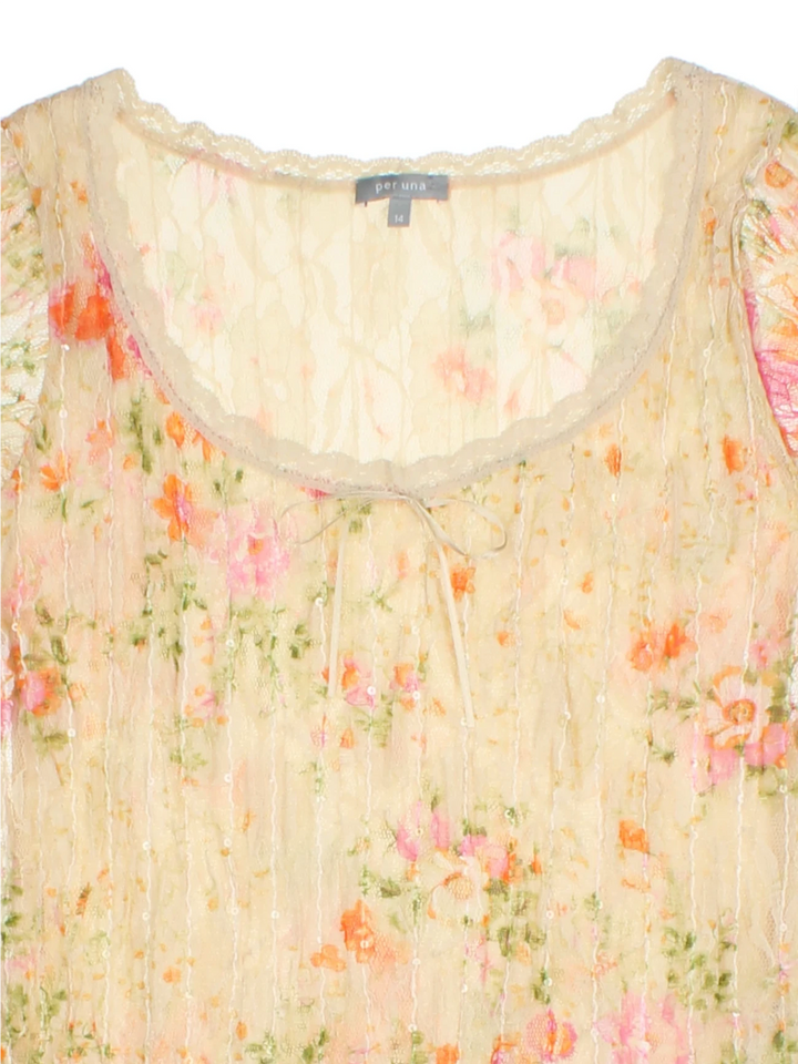 Y2K Per Una Floral Top (Size L)