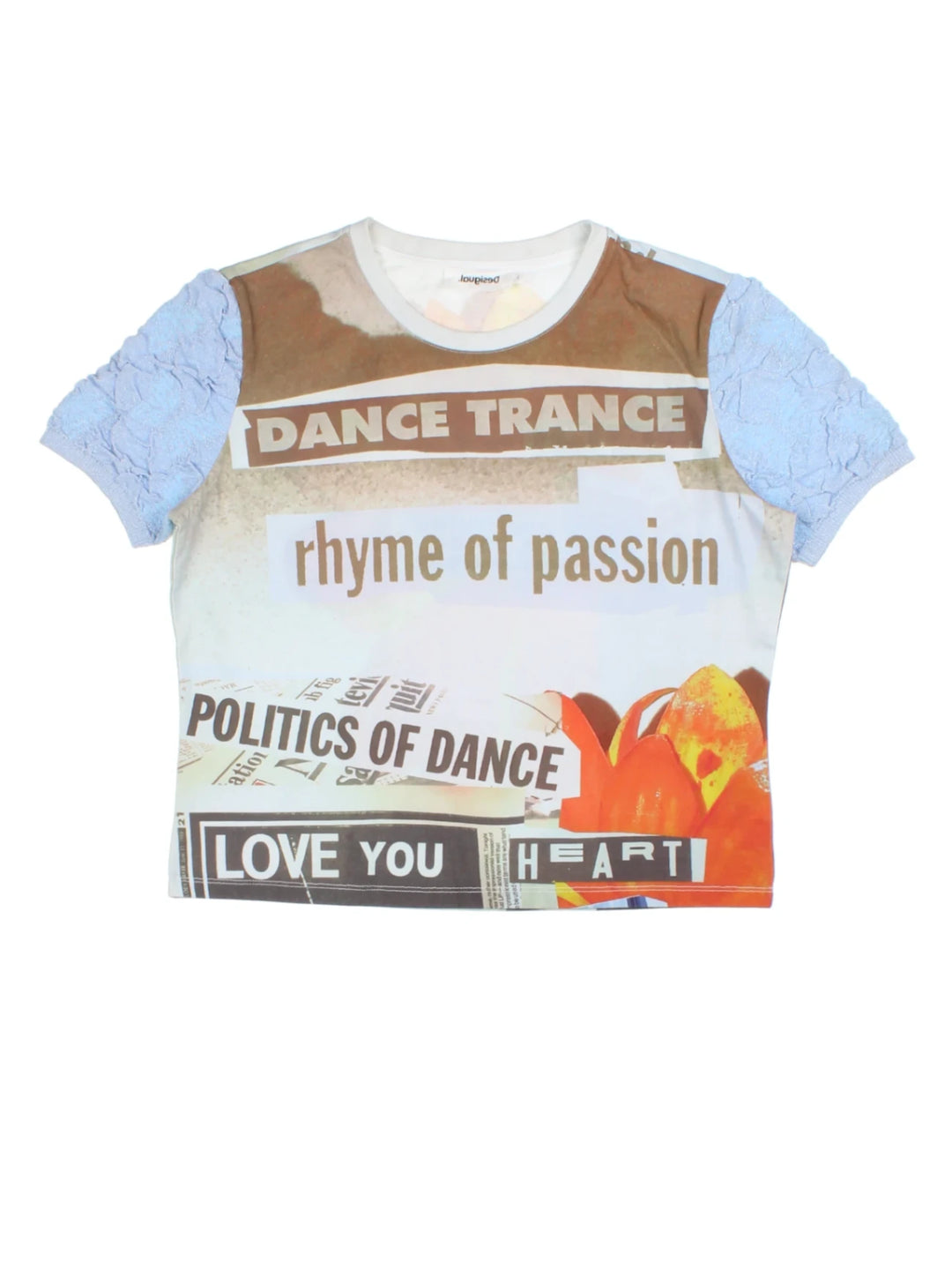 Y2K Desigual Graphic T-Shirts (Size M)
