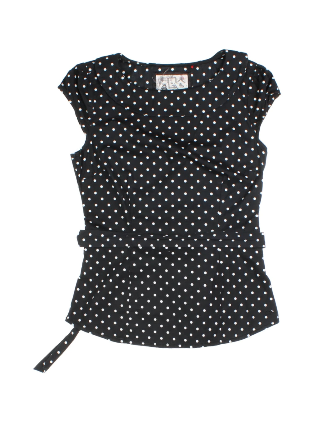 Y2K Polka Dot Top (Size S)