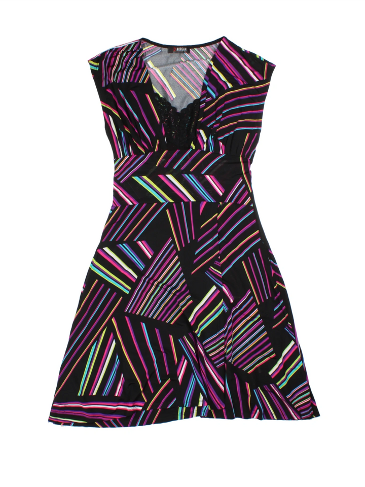 Y2K Morgan Striped Mini Dress (Size M)