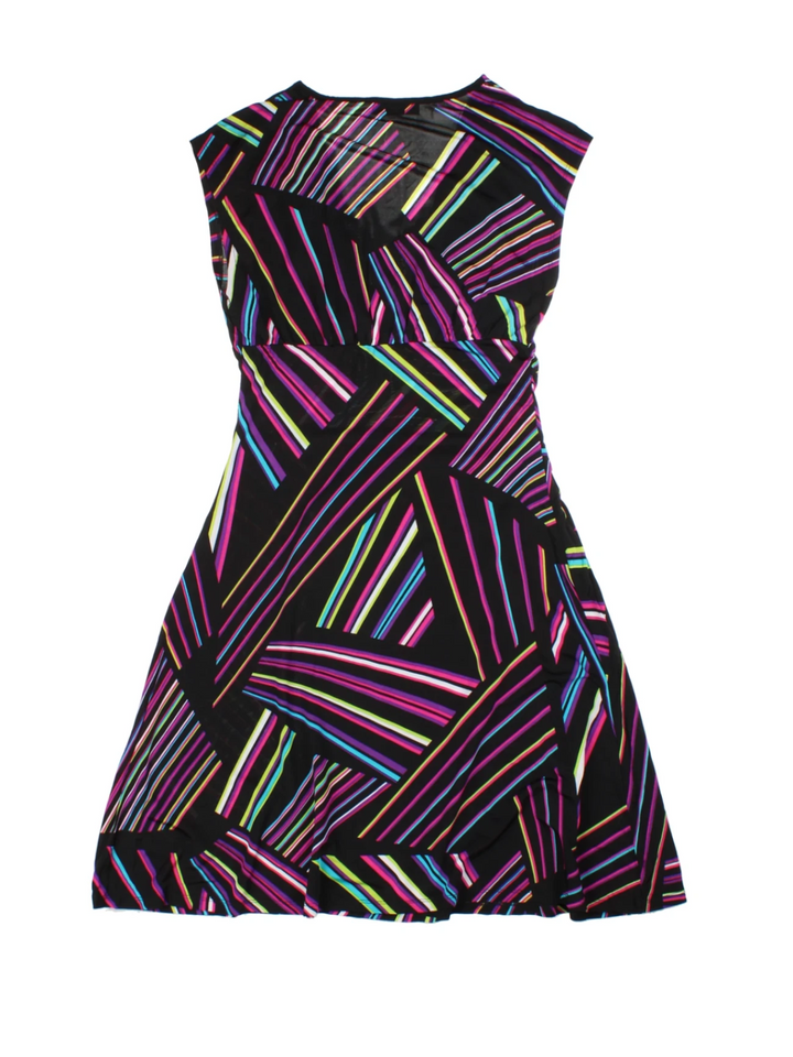 Y2K Morgan Striped Mini Dress (Size M)
