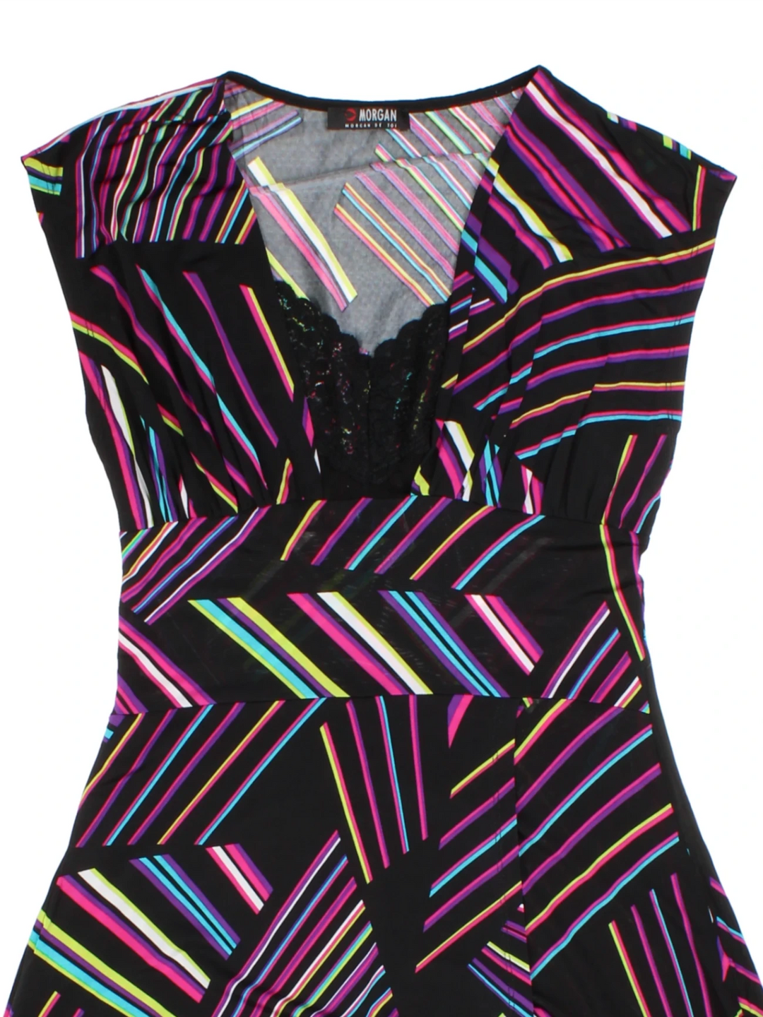 Y2K Morgan Striped Mini Dress (Size M)