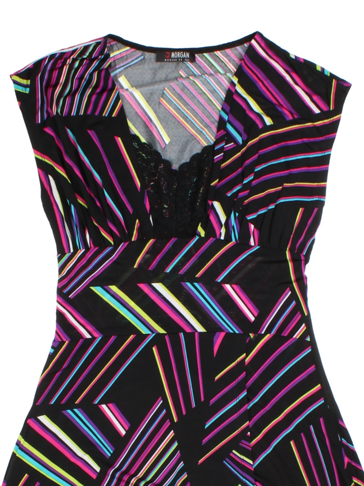Y2K Morgan Striped Mini Dress (Size M)
