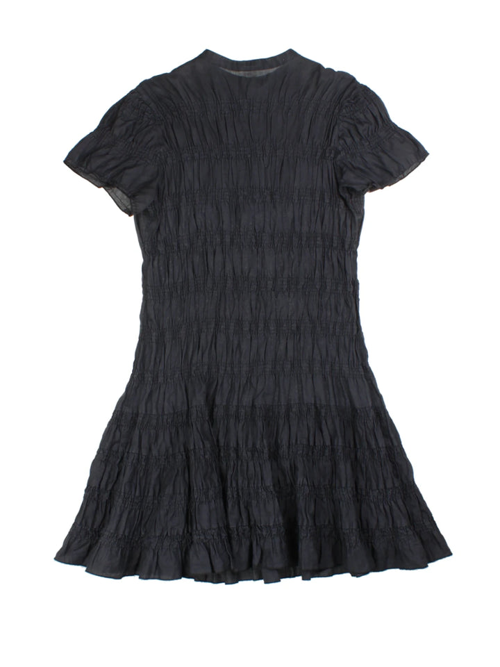Y2K Benetton Ruched Mini Dress (Size L)