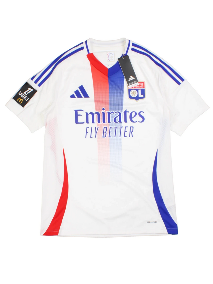 24-25 Adidas Olympique Lyonnais Home Football Shirt (Size M)