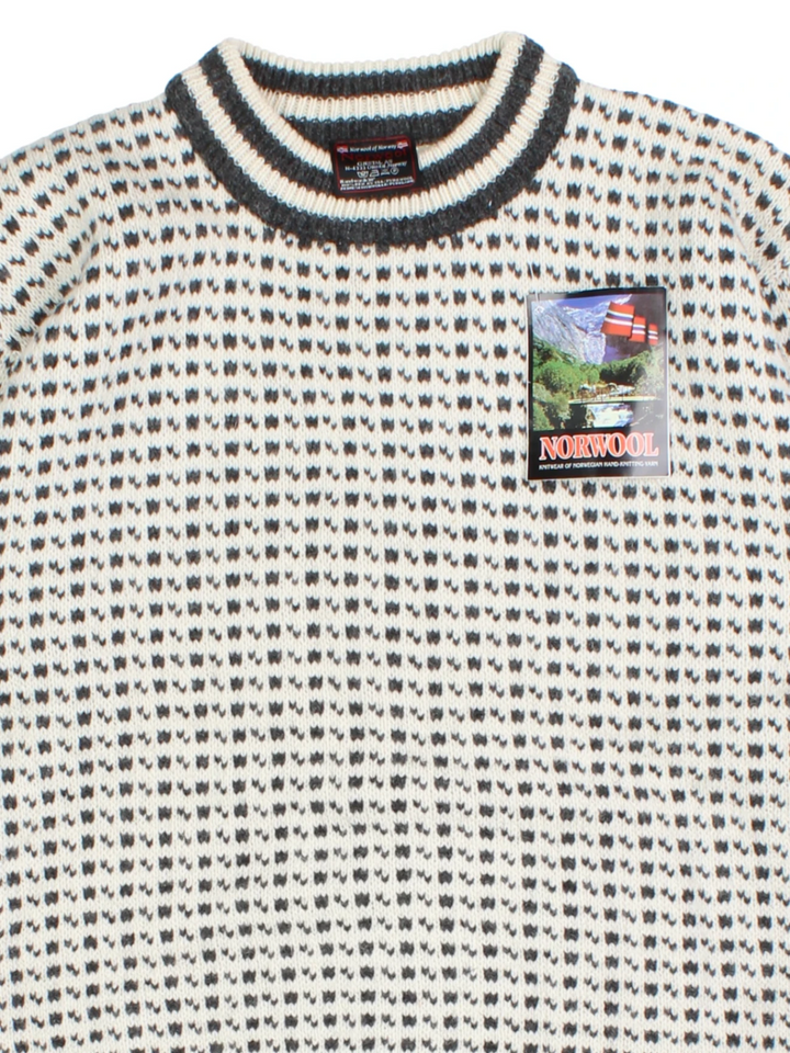 Norwool Unisex checkered Jumper (Size L)