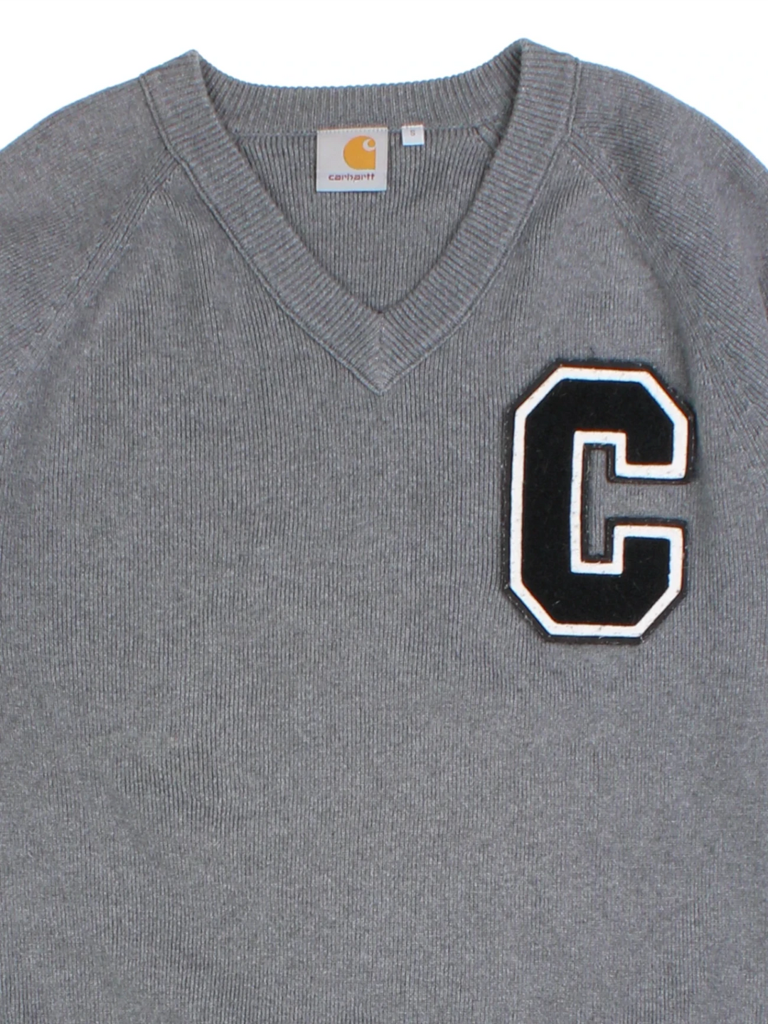 Carhartt V-Neck Varsity Jumper (Size S)