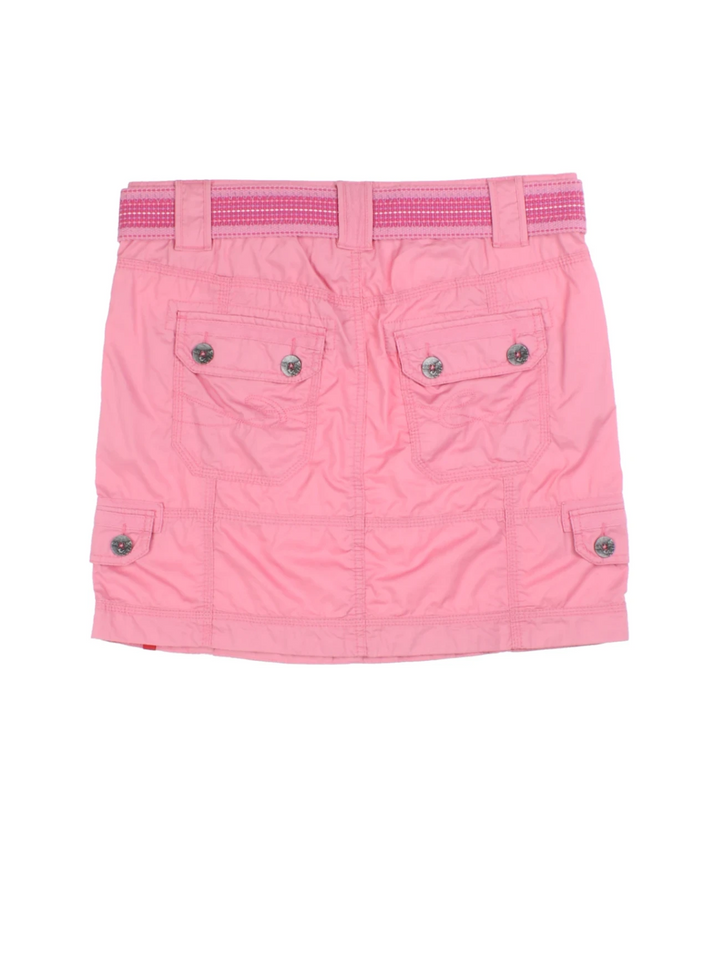 Y2K Belted Mini Skirt (Size M)
