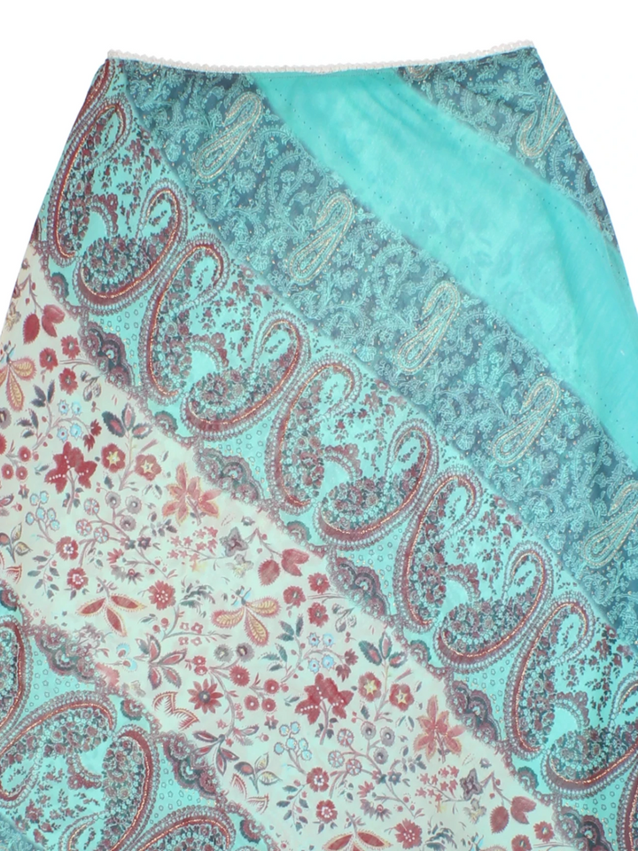 Y2K Paisley Midi Skirt (Size M)