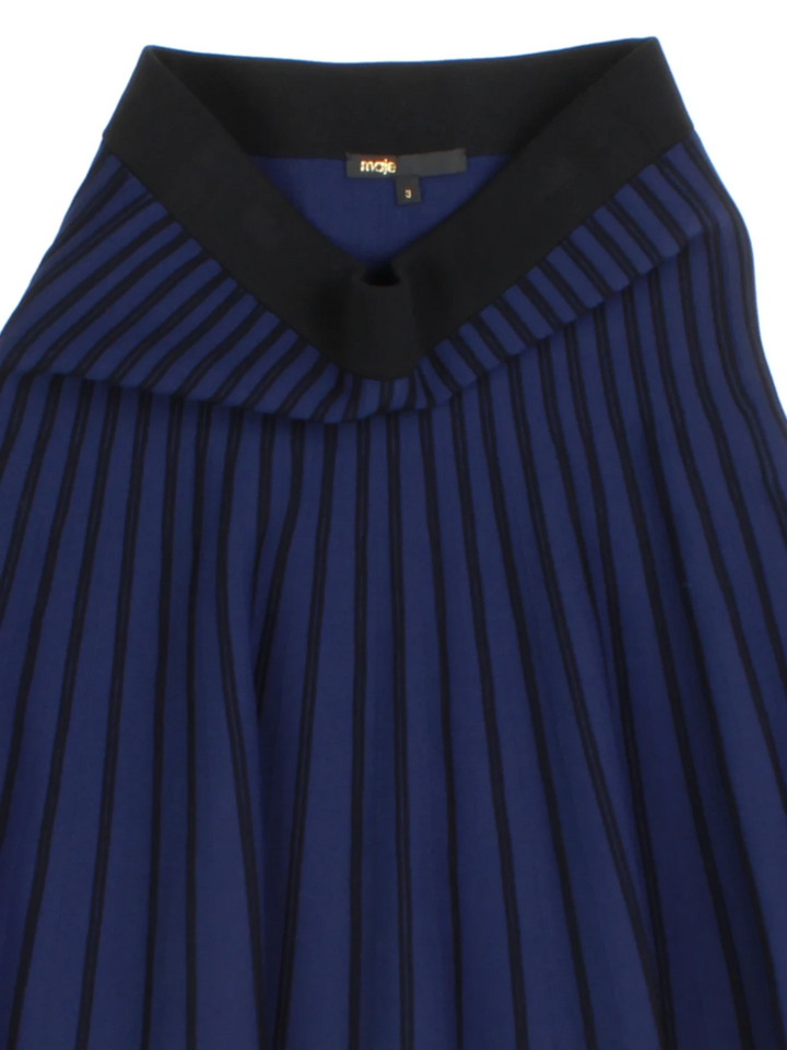 Maje Pleated Midi Skirt (Size S)