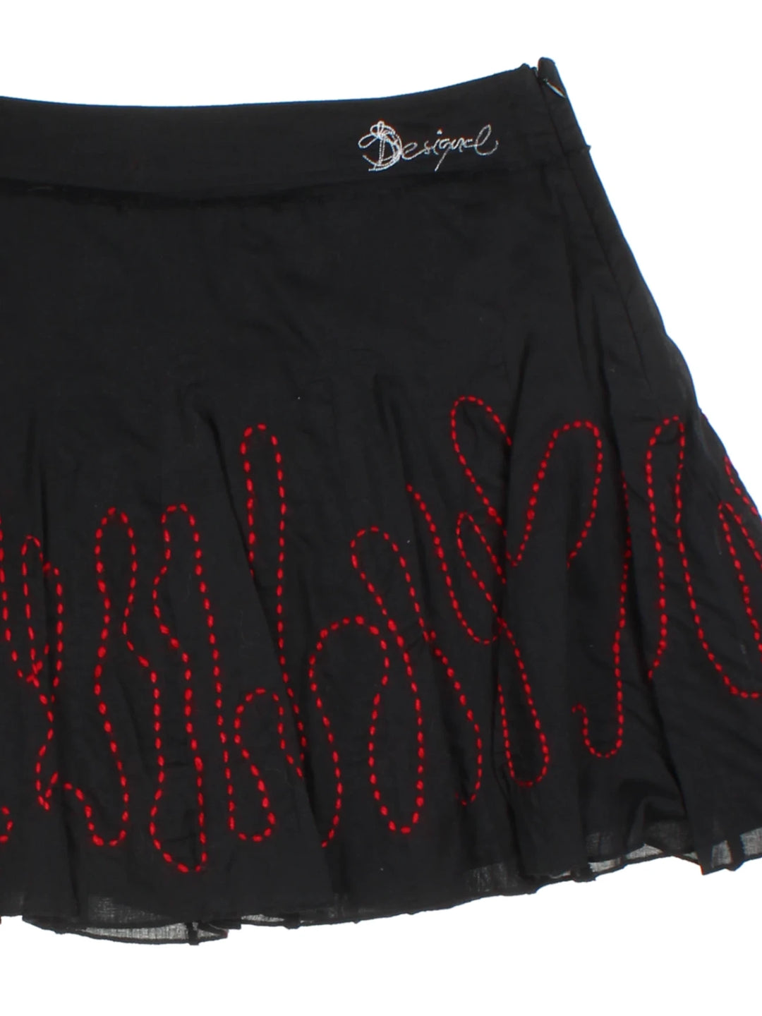 Y2K Desigual Mini Skirt (Size L)