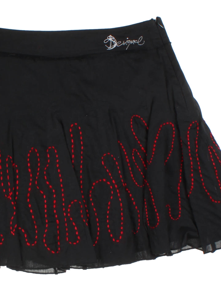 Y2K Desigual Mini Skirt (Size L)