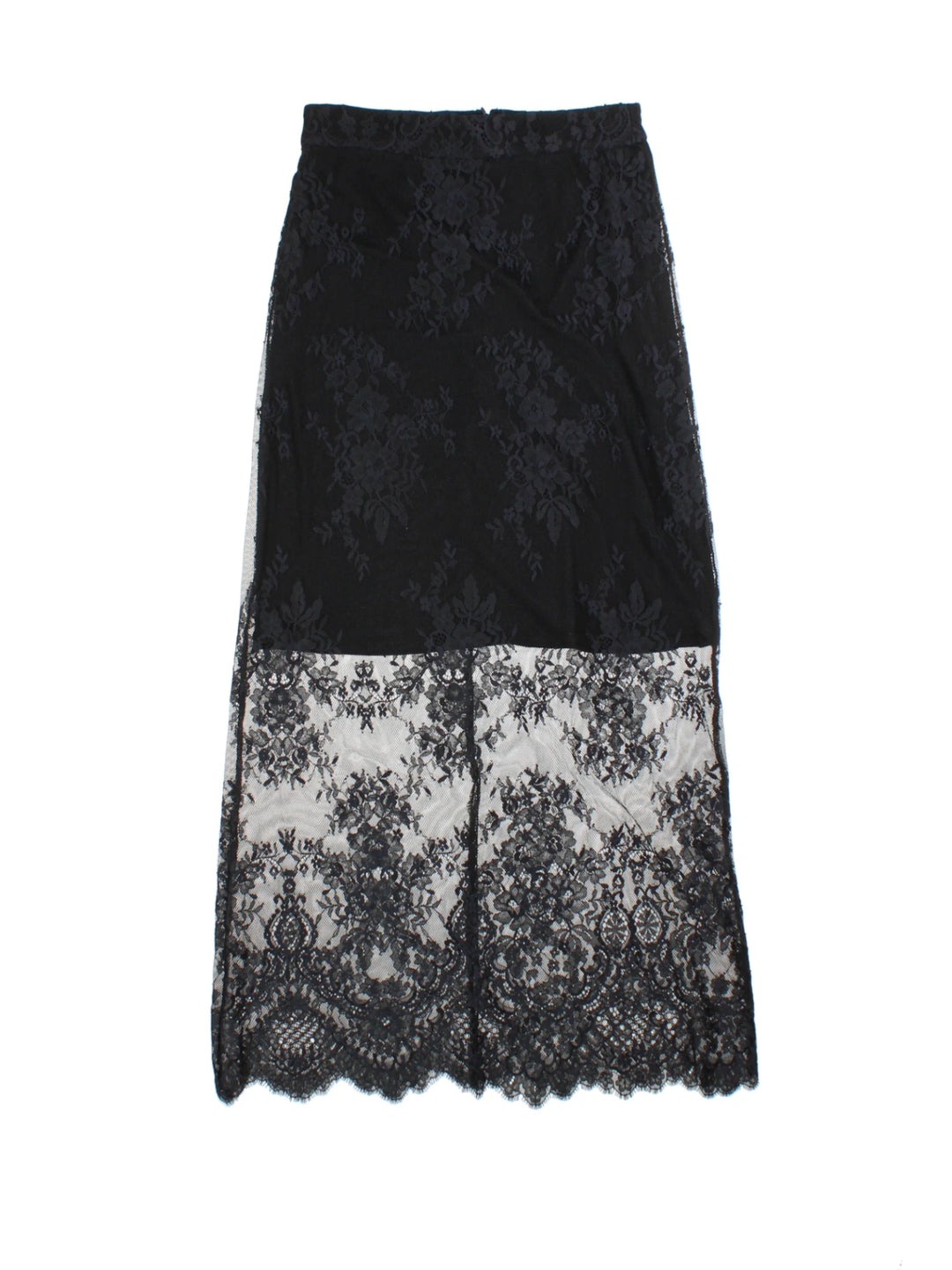 Y2K Morgan Lace Midi Skirt (Size XS)