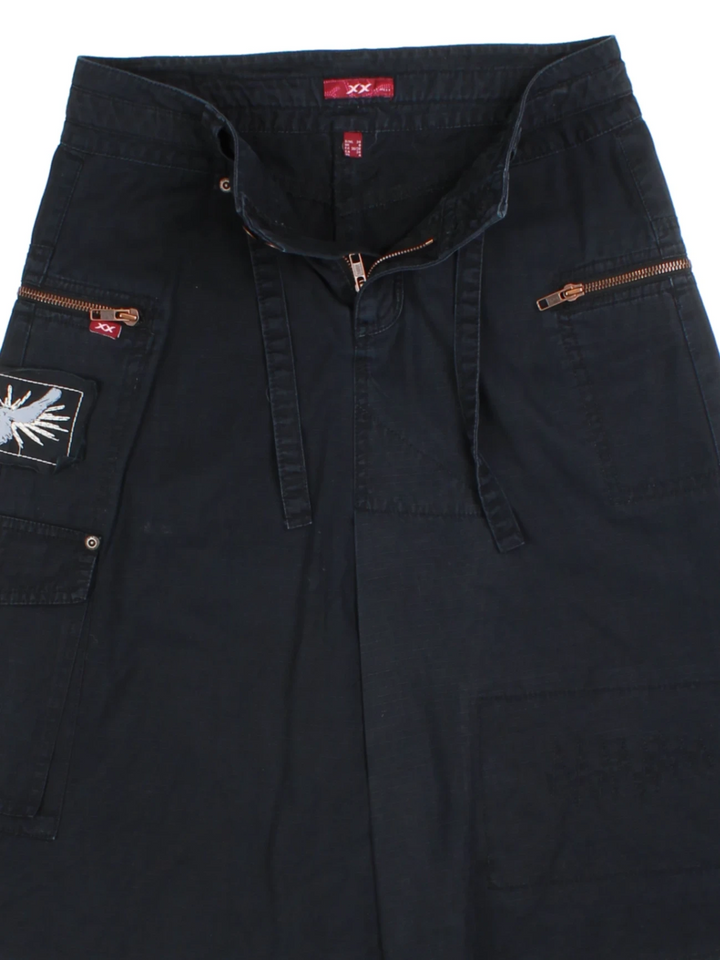 Y2K Cargo Midi Skirt (Size M)