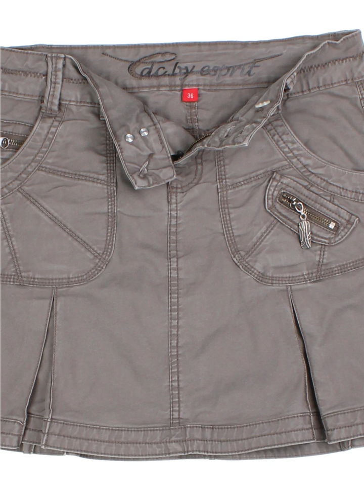 Y2K Pleated Mini Skirt (Size L)