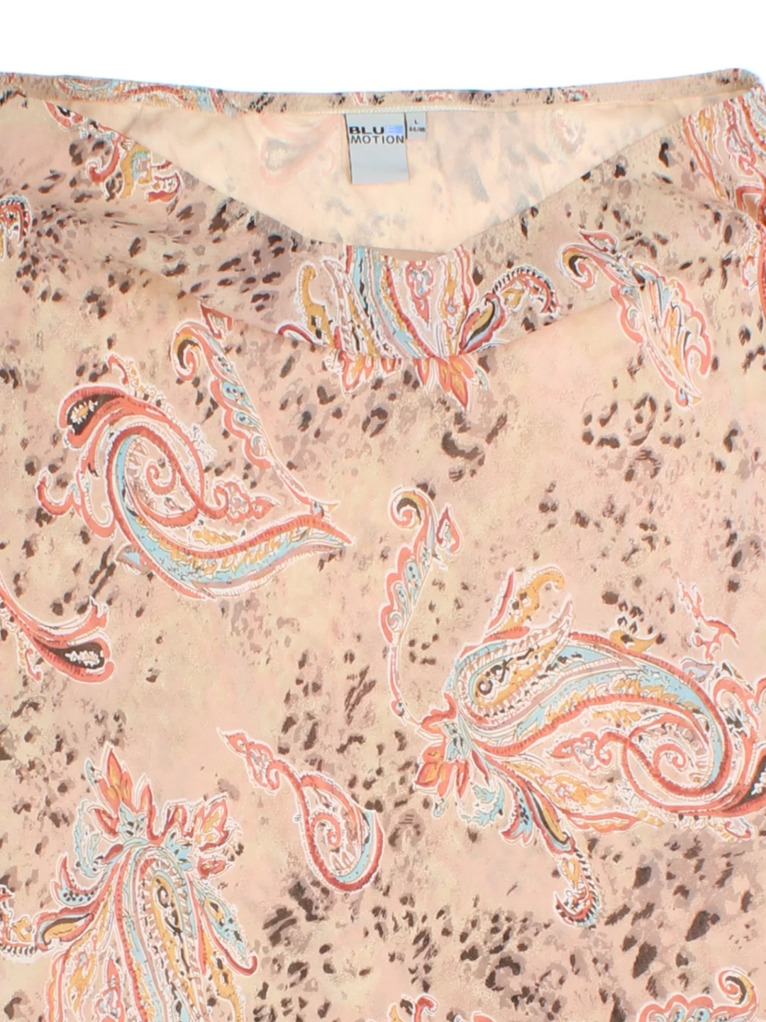 Y2K Paisley Midi Skirt (Size XL)