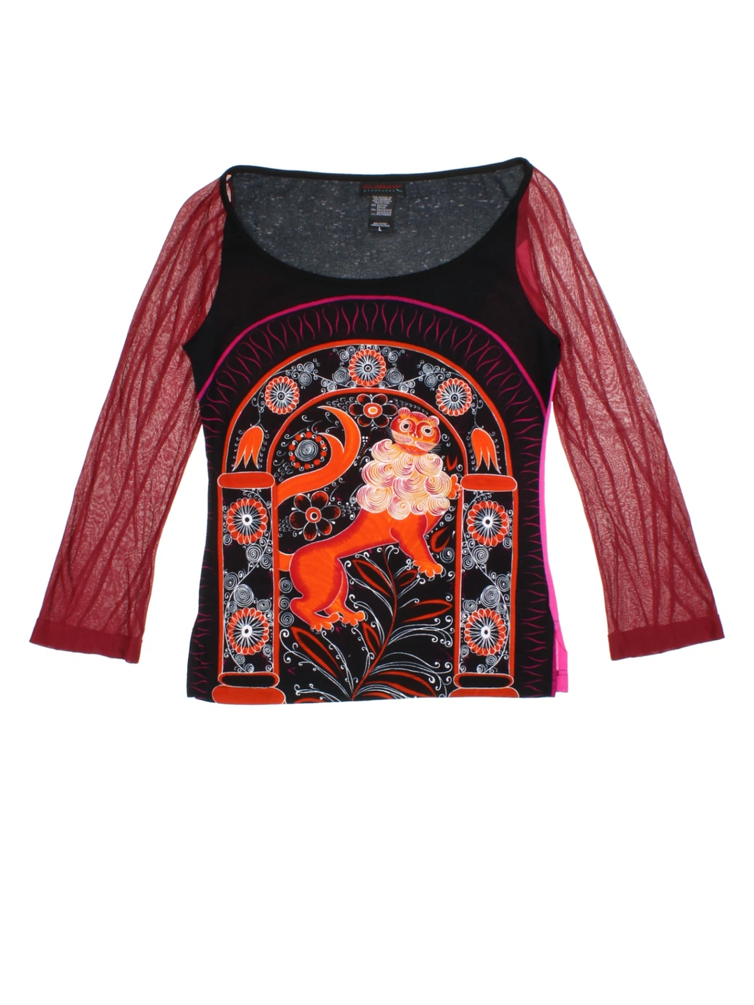 Y2K Graphic Top (Size XXS)