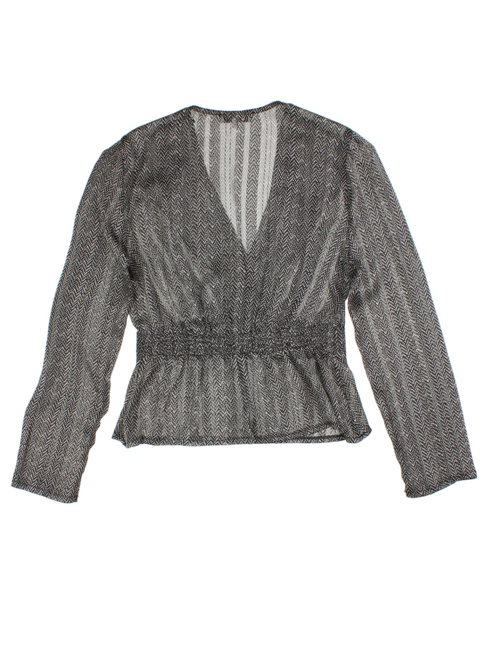 Y2K Morgan Sheer Top (Size S)