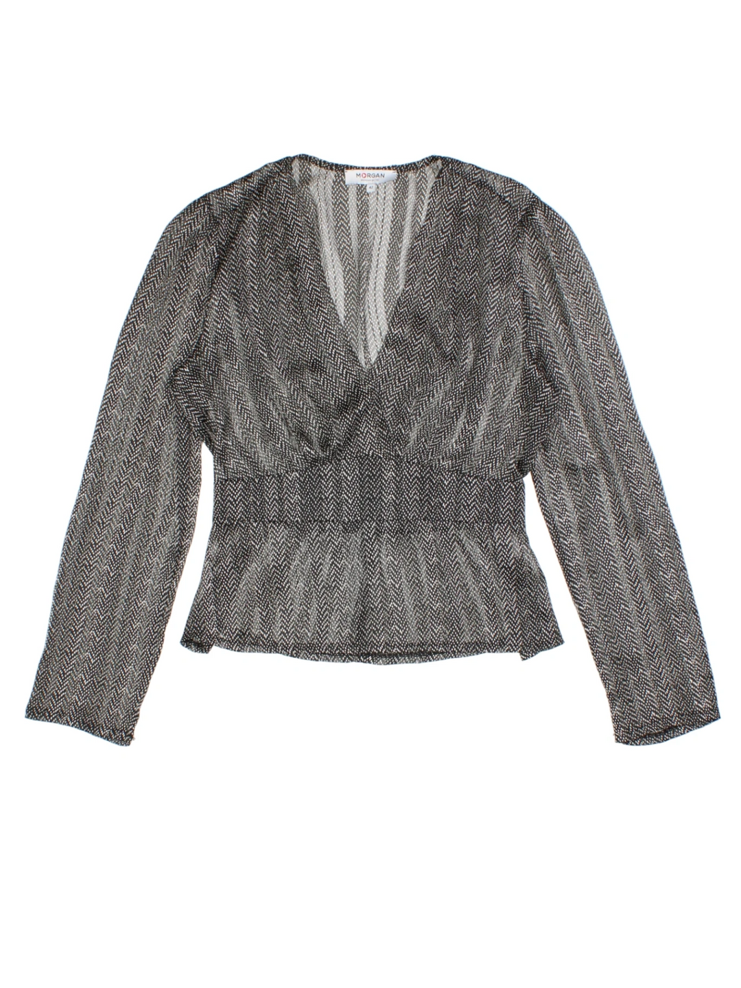 Y2K Morgan Sheer Top (Size S)