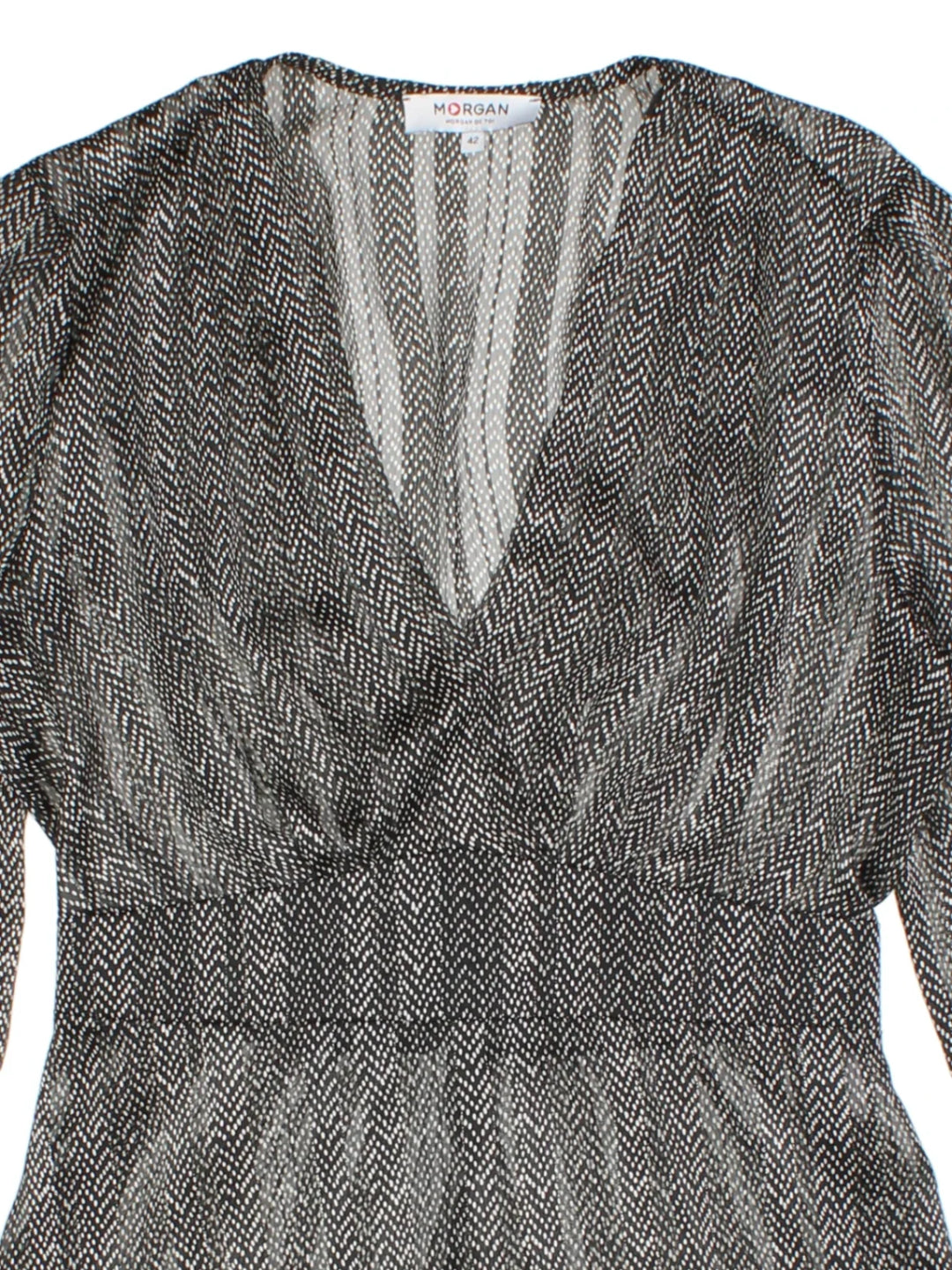 Y2K Morgan Sheer Top (Size S)