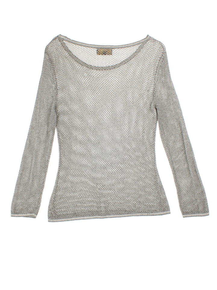 Fendi Mesh Knit Top (Size XXS)
