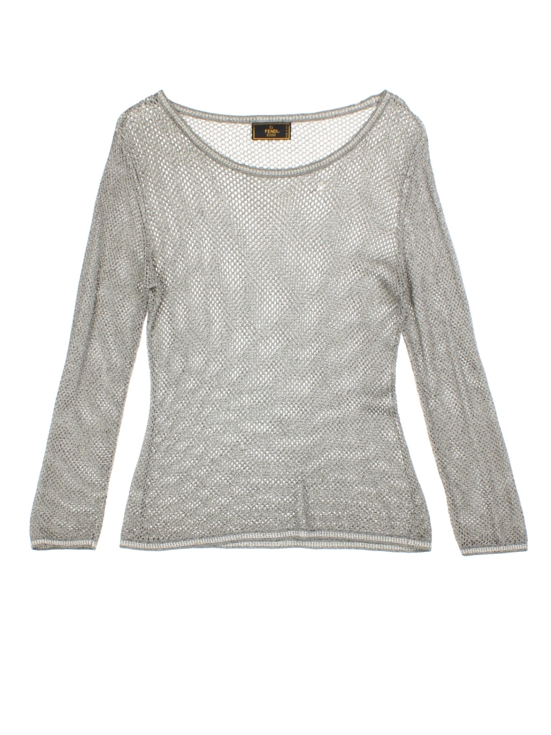Fendi Mesh Knit Top (Size XXS)