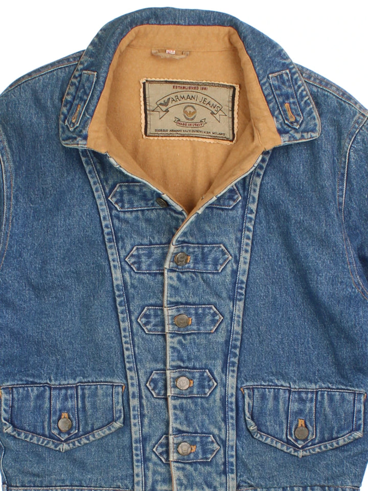 90's Armani Denim Jacket (Size S)