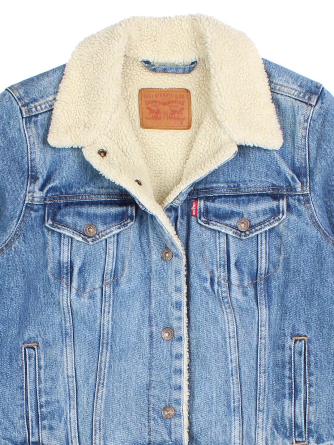 Levis Sherpa Trucker Jacket (Size XXS)