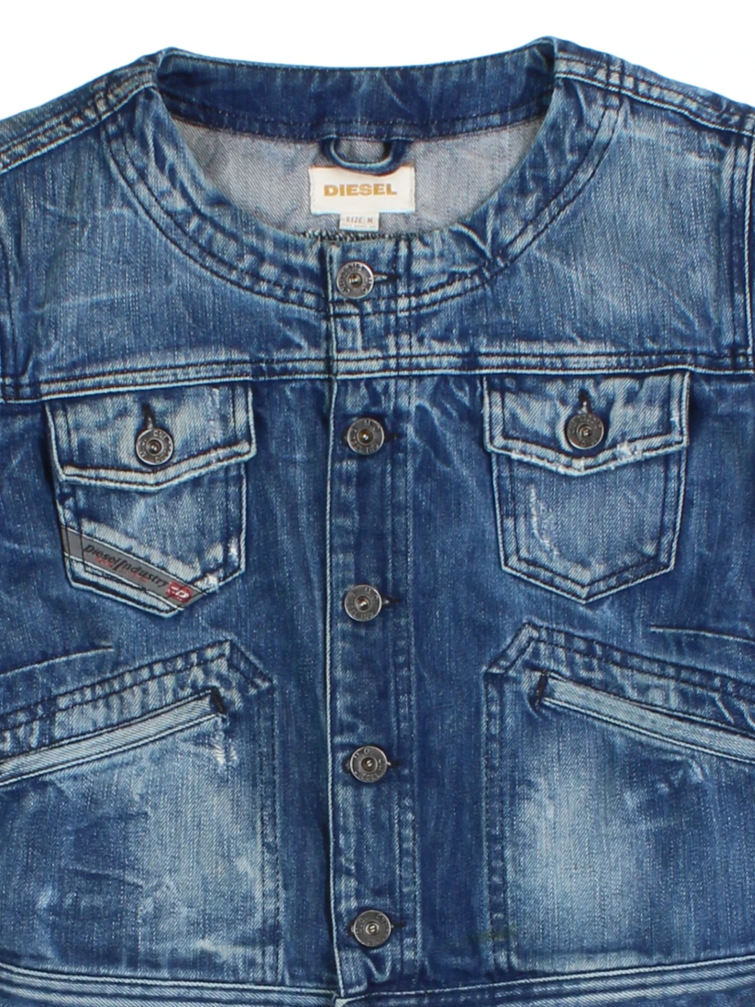 Y2K Diesel Denim Jacket (Size XXS)