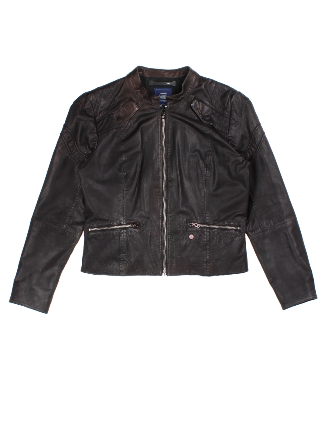 G-Star Raw Leather Jacket (Size S)