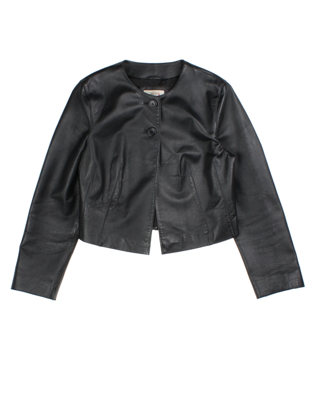 Y2K Leather Jacket (Size M)