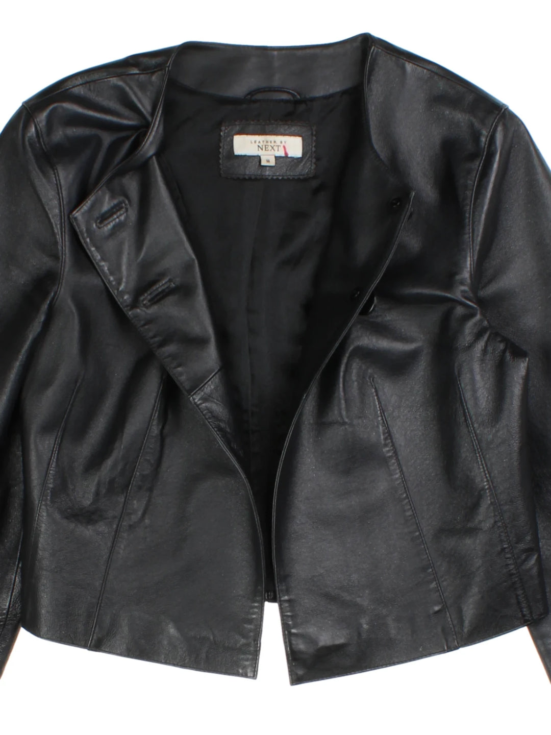 Y2K Leather Jacket (Size M)