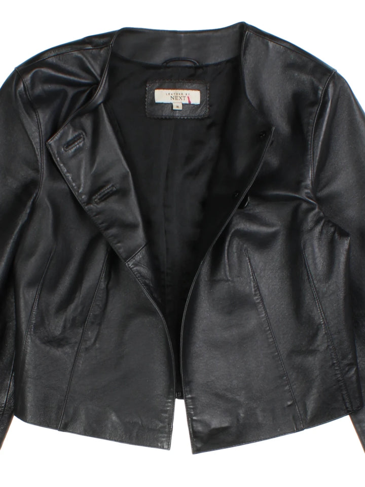 Y2K Leather Jacket (Size M)