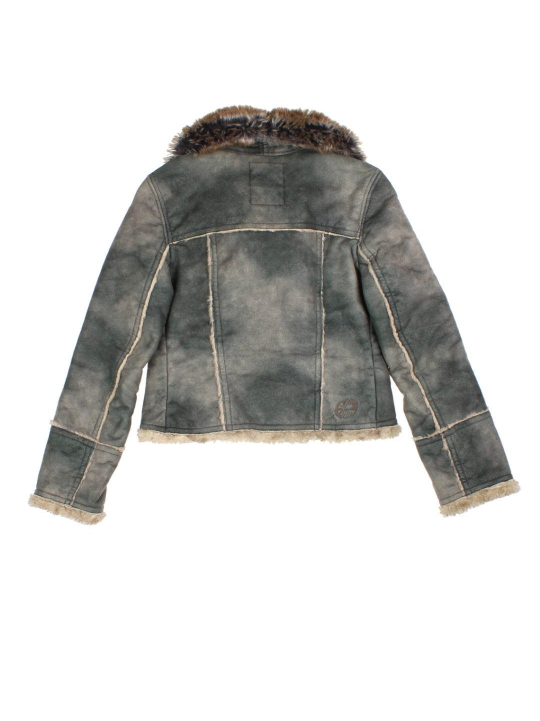 Y2K Miss Sixty Faux Fur Jacket (Size XS)