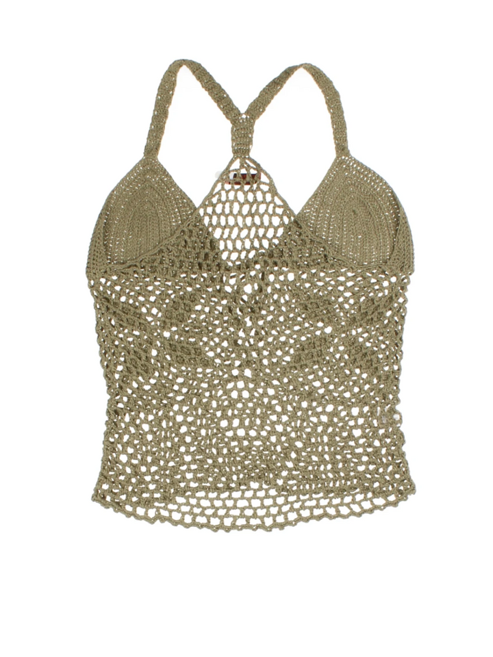 Y2K Crochet Vest (Size XXS)