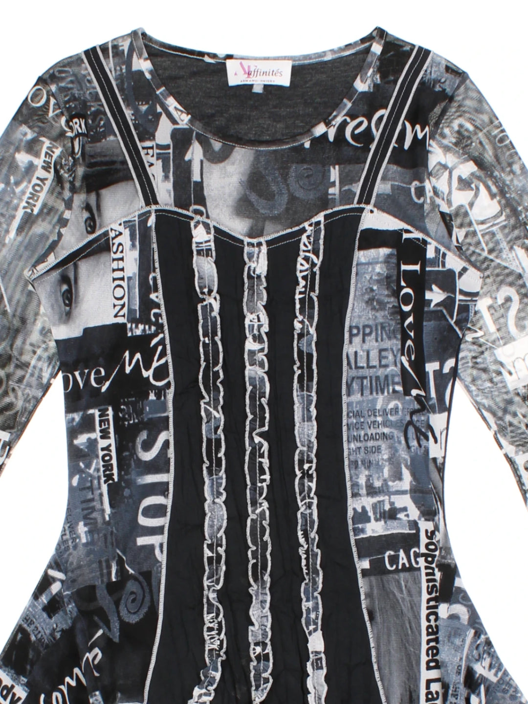 Y2K Affinités Graphic Top (Size XS)