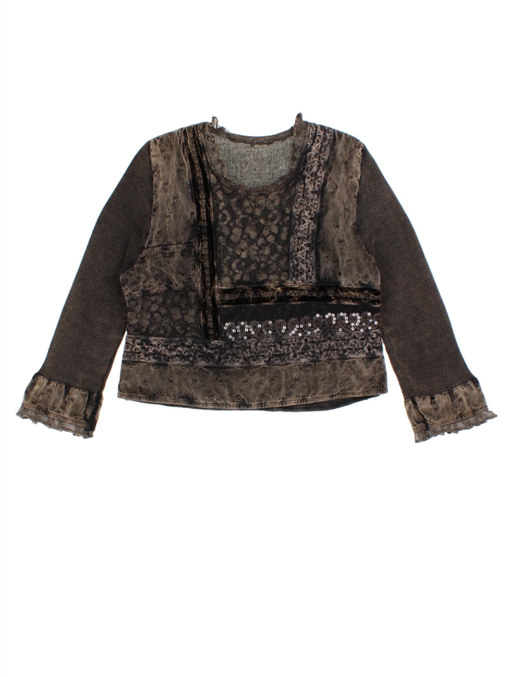 Y2K Patchwork Top (Size M)
