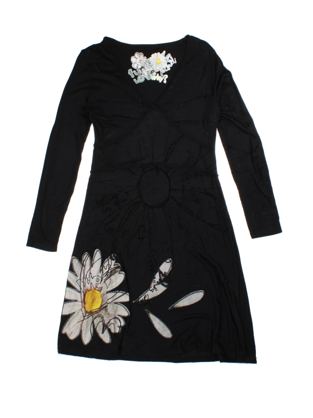 Y2K Graphic Mini Dress (Size M)