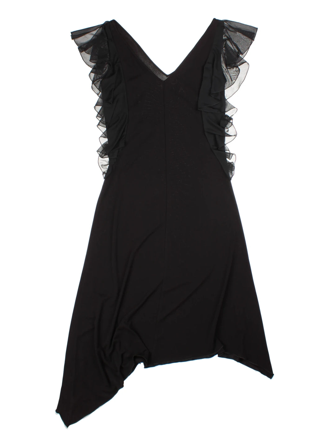 Y2K Morgan Ruffle Midi Dress (Size XS)